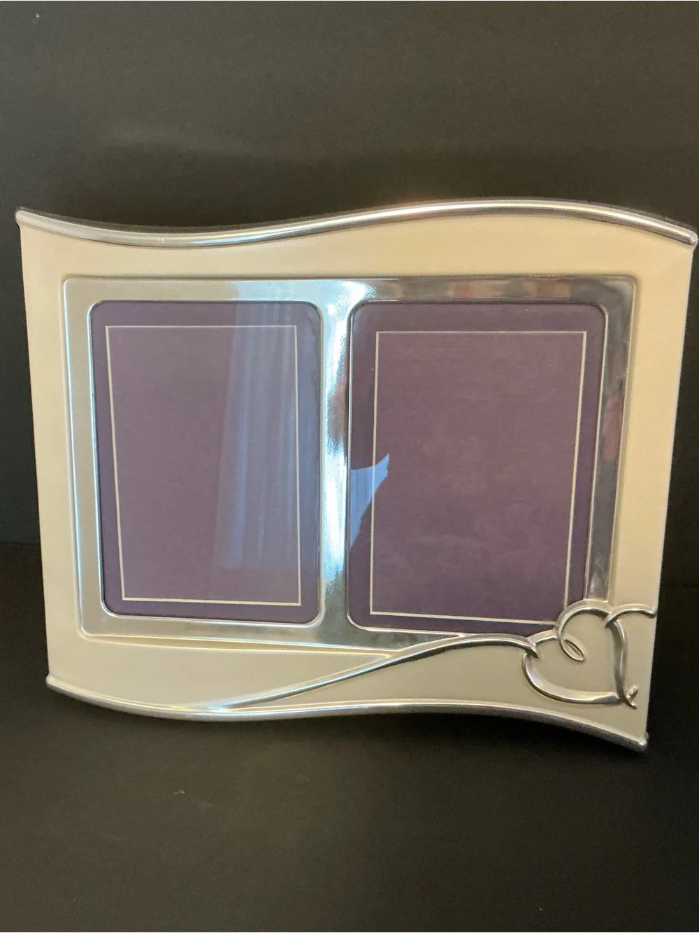 Lenox Forevermore Invitation 5 x 7 Silverplate Double Wedding Frame 2 frames